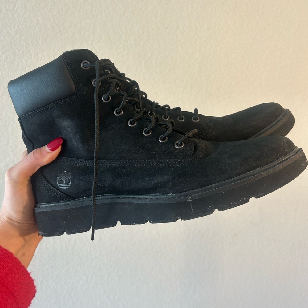 Timberland Black Suede Boots